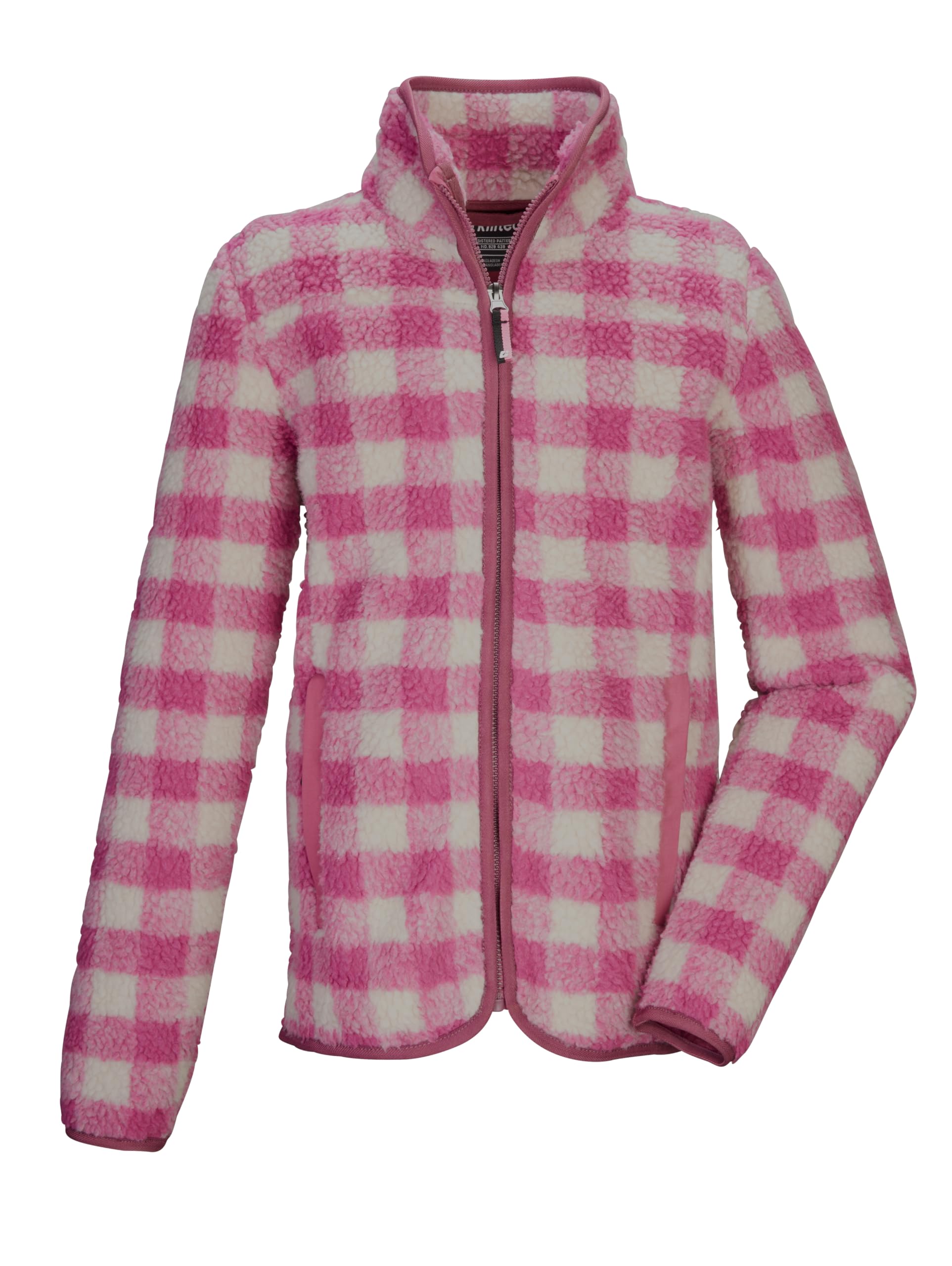 Killtec Mädchen Kow 243 Grls Flc Jckt Sherpajacke/Fleecejacke mit Stehkragen