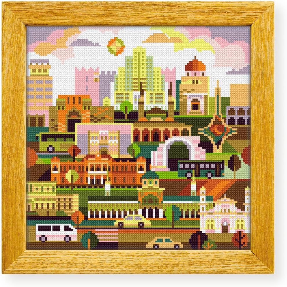 Awesome Pattern Studio Damascus Syria DS1392, Diamond Painting Kit, Diamond Art Kits for Adults, Full Drill 5D Diamond Dots Kits. All Items Included.