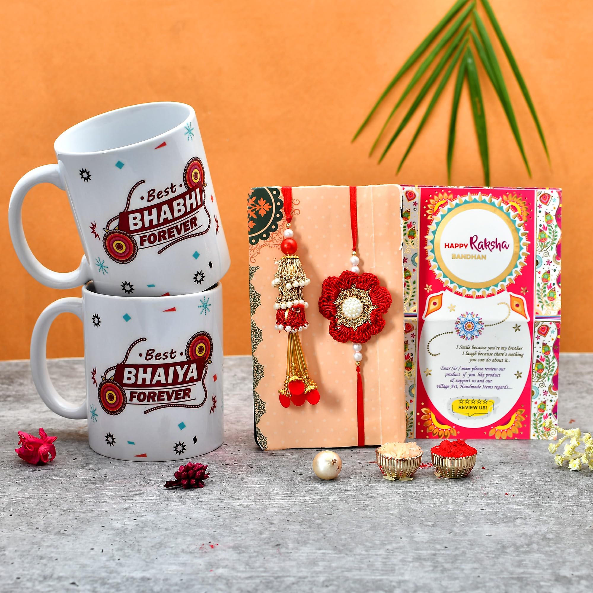 Bhaiya Bhabhi Rakhi Gift Set - Best Rakhi Combo -10
