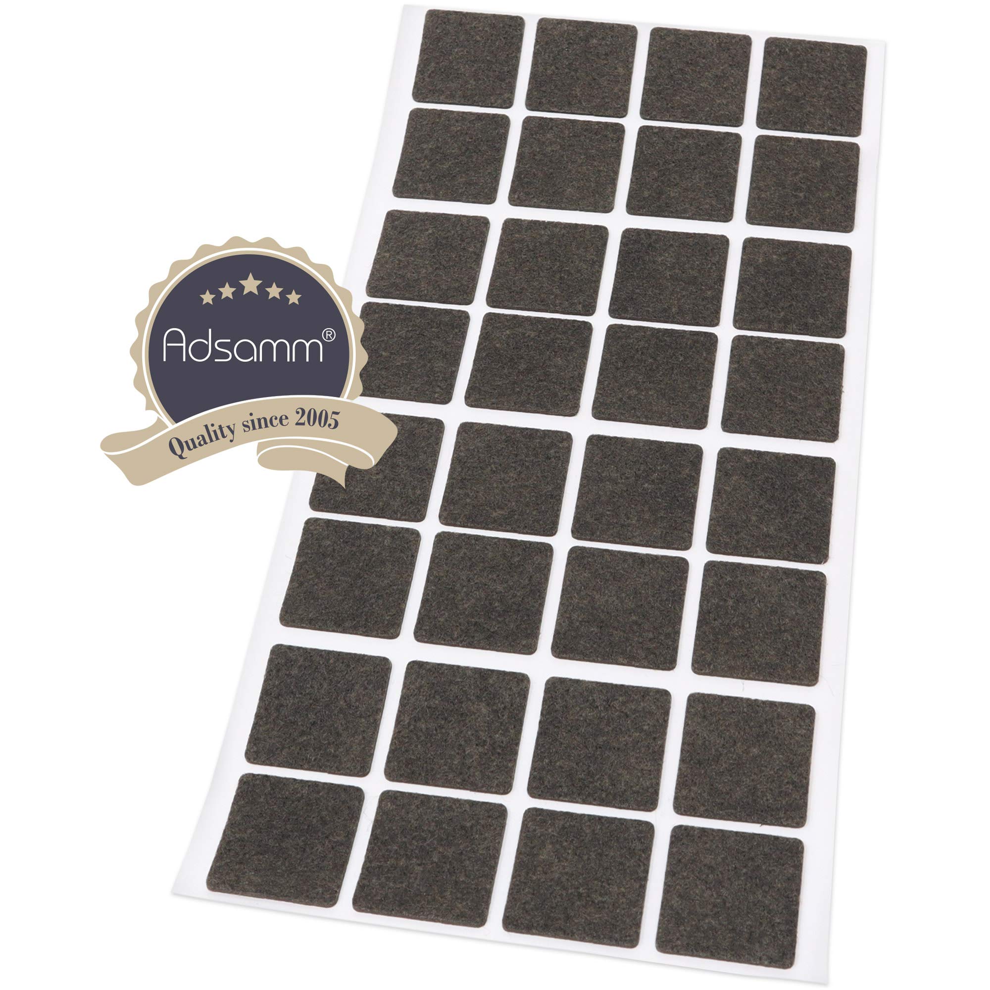 Feltrini Autoadesivi 32 Pezzi 25x25mm - Piedini Mobili Antiscivolo Per Arredi - Foto 11