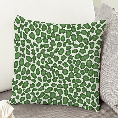 Vista 207 de Funda de cojín con estampado de guepardo rosa intenso, cojín cuadrado con estampado de animales fucsia, funda de almohada decorativa para el hogar