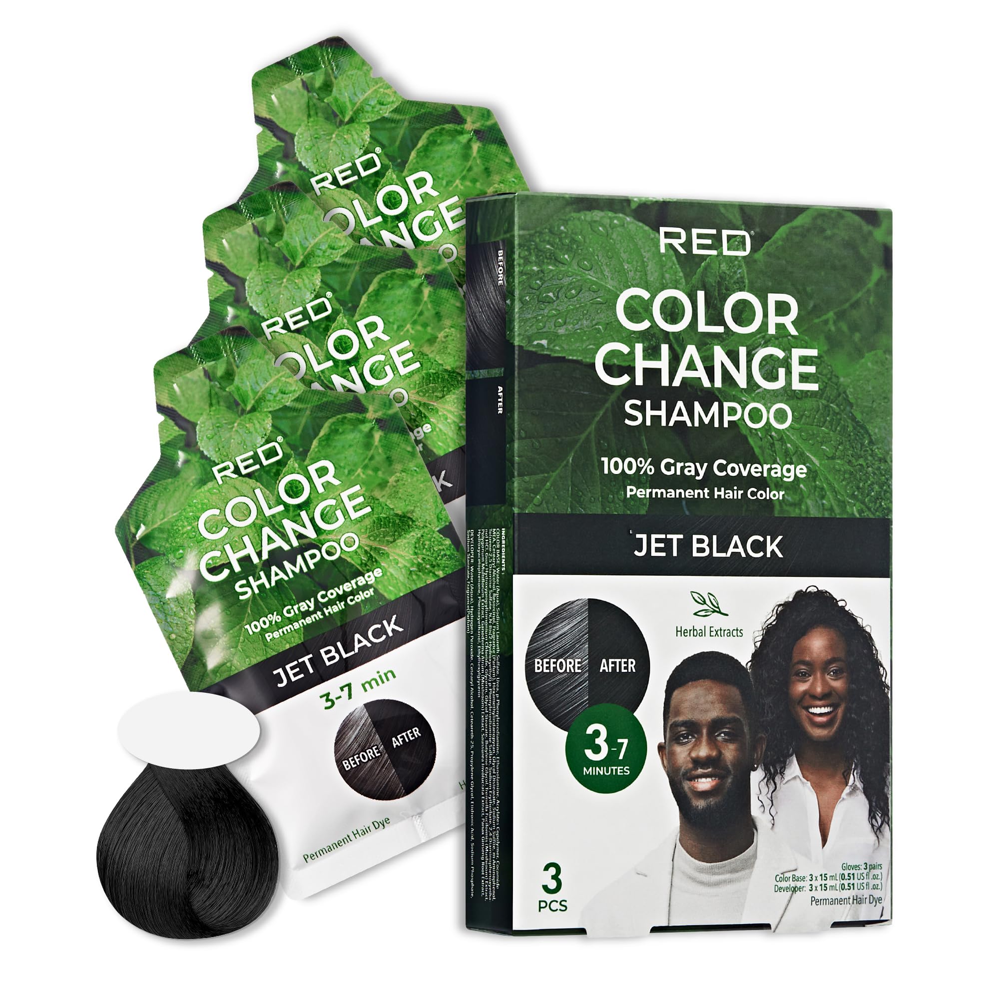 Amazon.com : Red by Kiss Color Change Shampoo – Permanent Hair