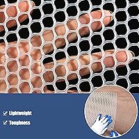 Vista 2 de Esgrima de plástico para mascotas para balcón, malla de alambre de pollo grande al aire libre, rollo de enrejado de red de jardín para pájaros