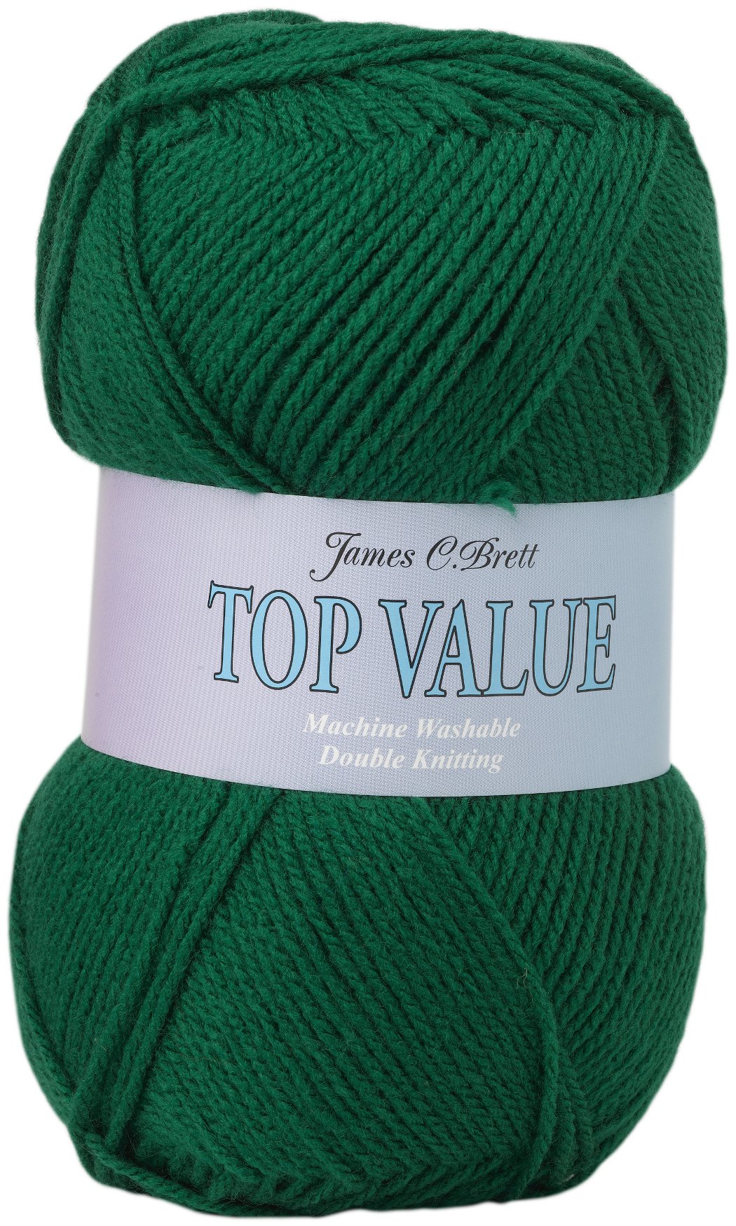James Brett Top Value DK Double Knitting Wool 100% Acrylic Yarn 100g Ball (Emerald Green 8414)