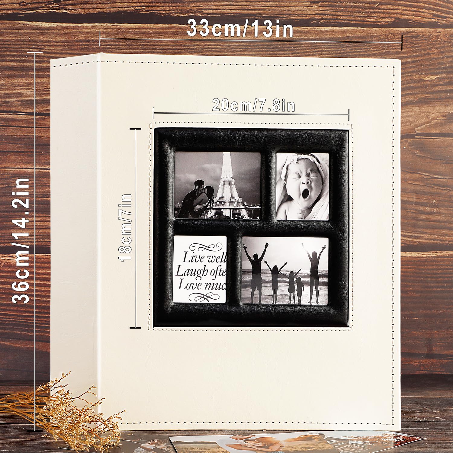 Ywlake Album photo à pochettes - 10 x 15 cm - 500 photos - style