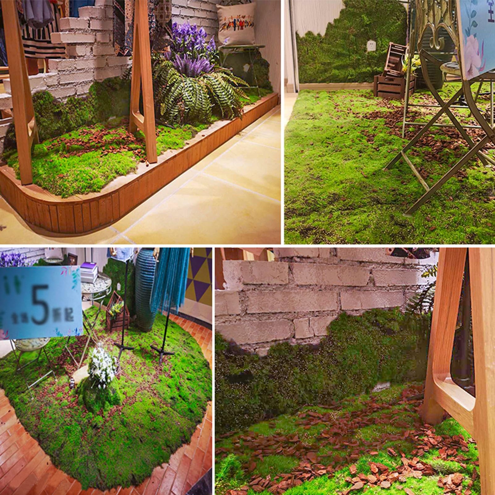 Kunstrasen Landschaft Grasmatten Kunstgras, Grasmauer DIY ZXGZBDY