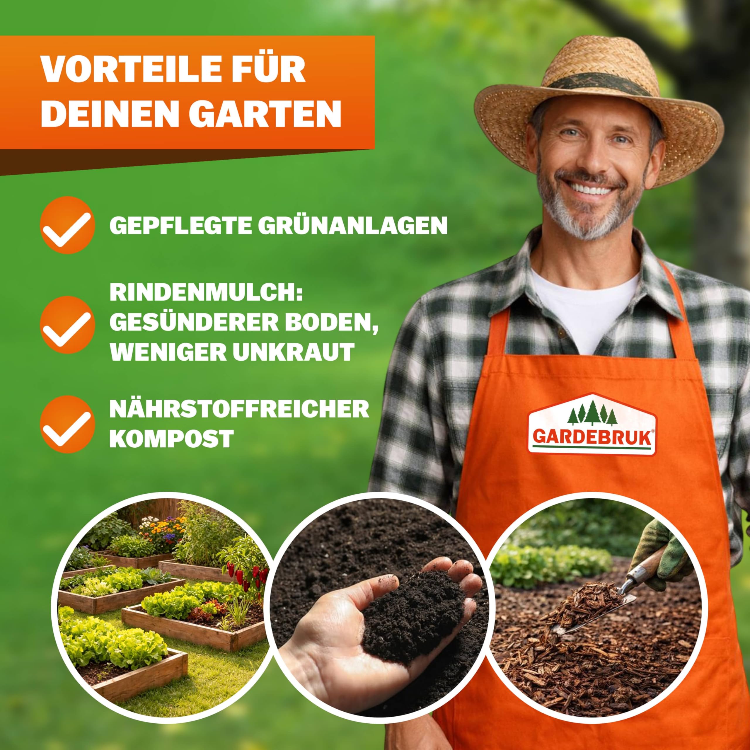 GARDEBRUK Leisehäcksler 3100 W 45 mm Aststärke Elektrisch 60 L Auffangbox Walzenhäcksler
