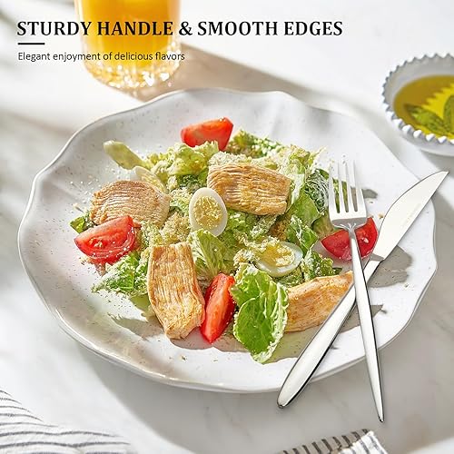 Miniatura 8 de Lorena Juego de cubiertos de acero inoxidable de 20 piezas, servicio para 4, Eclipse