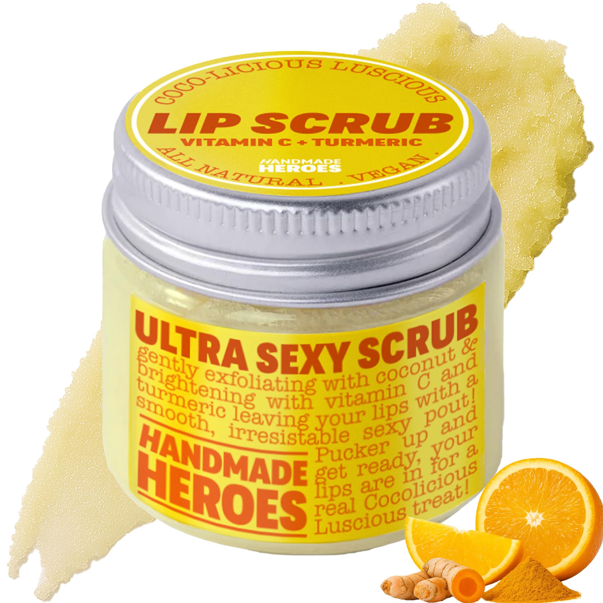 vitamin c lip scrub Amazon.com : Handmade Heroes Turmeric Lip Scrub with Vitamin C – 100%  Natural Vegan Exfoliant To Smooth Dark Dry Chapped & Smokers Lips – Deep  Conditioning Sugar Polish Exfoliator Scrubber 1oz :