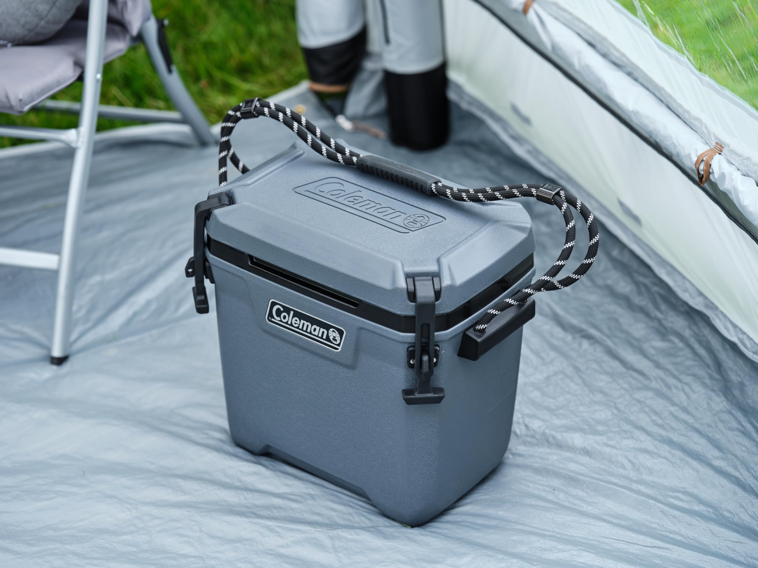 Coleman Convoy Hochleistungs-Kühlbox | 27L - 22L Fassungsvermögen | Hält EIS bis zu 5 Tage lang | Vollschaumisolierung | Große, tragbare Eisbox für den harten Einsatz im Freien & auf Baustellen