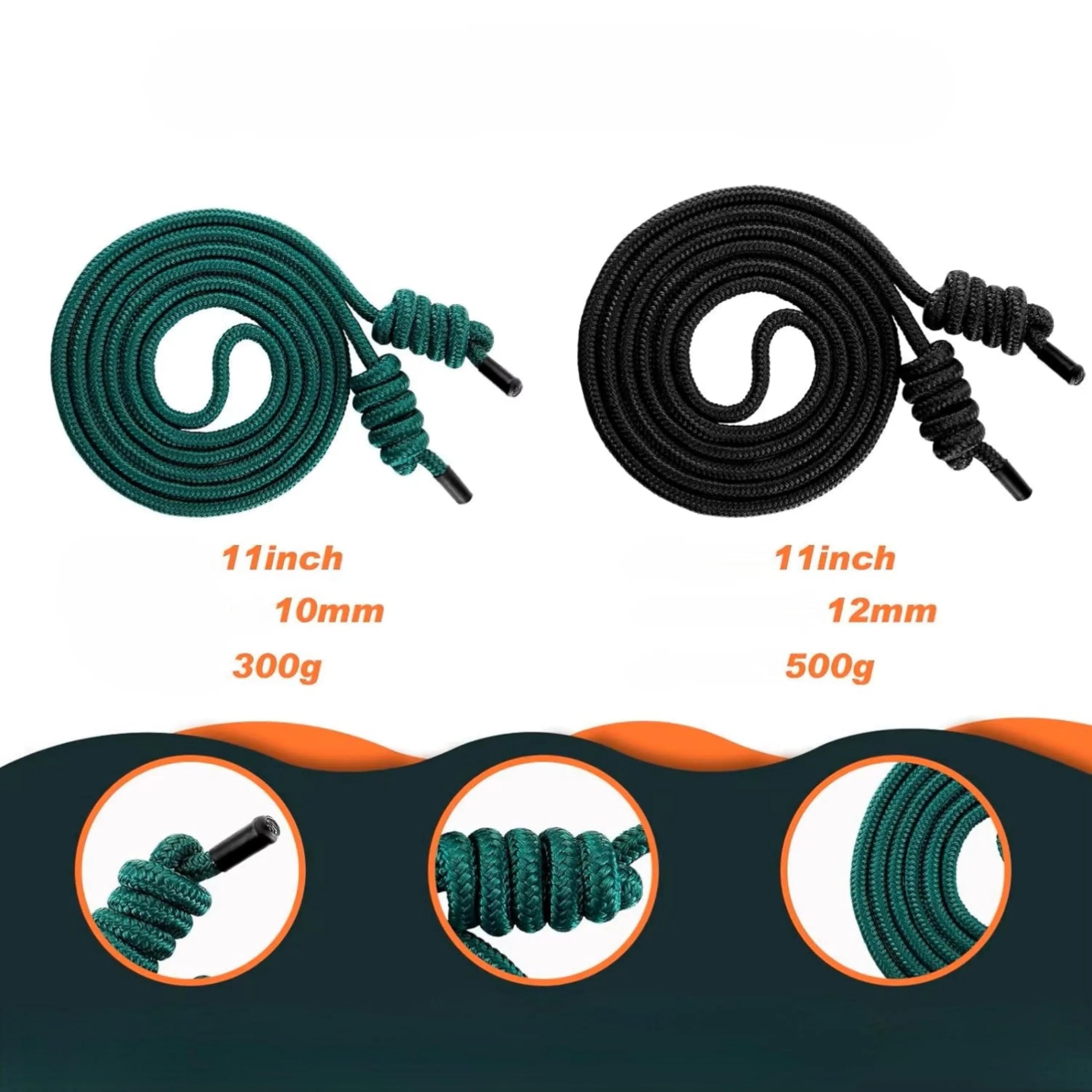 Rope Flow Springseil Multifunktional, 280cm Länge, extra robustes und griffiges Material
