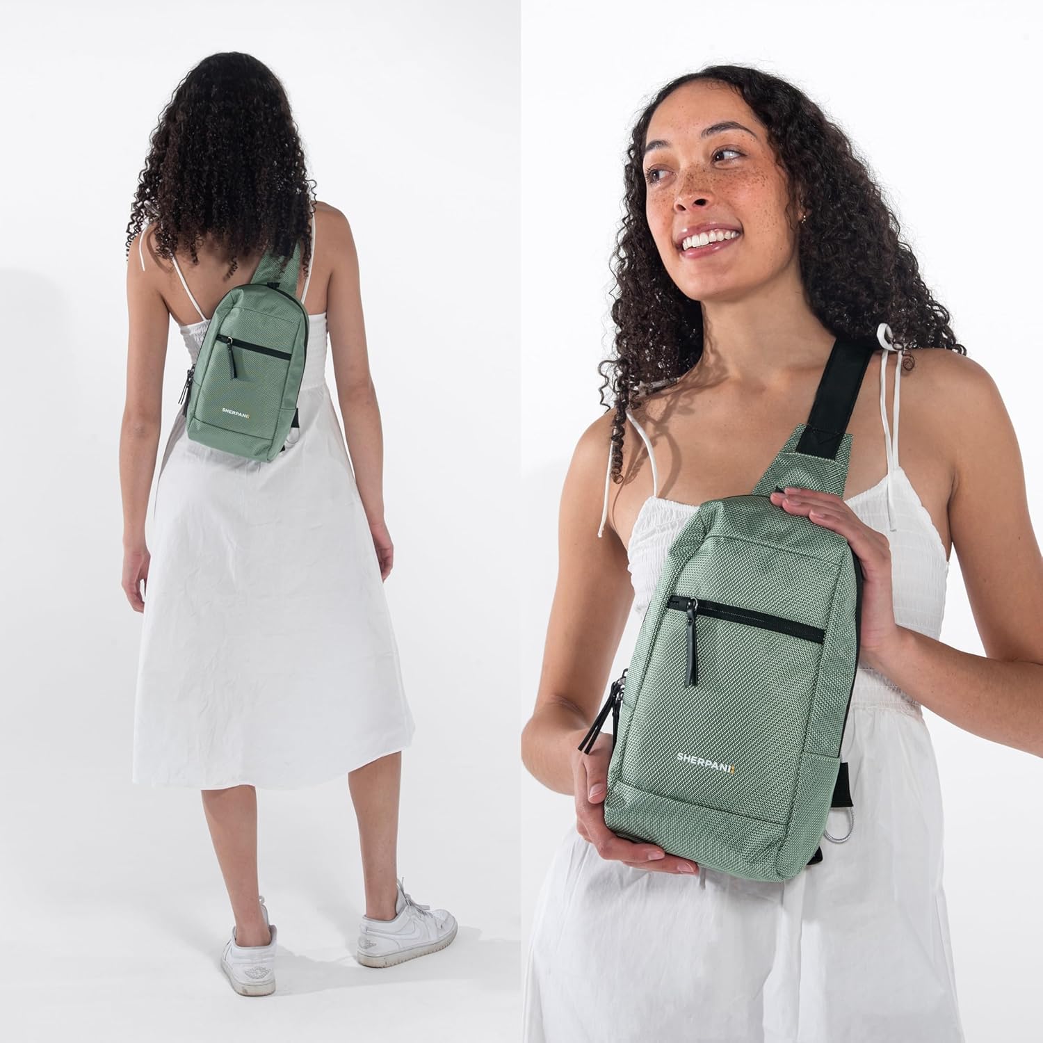 Sherpani Metro, Reversible Anti-Theft Sling Bag, 5L Travel Crossbody Backpack, Chest Purse for Travel, Hiking, or Everyday
