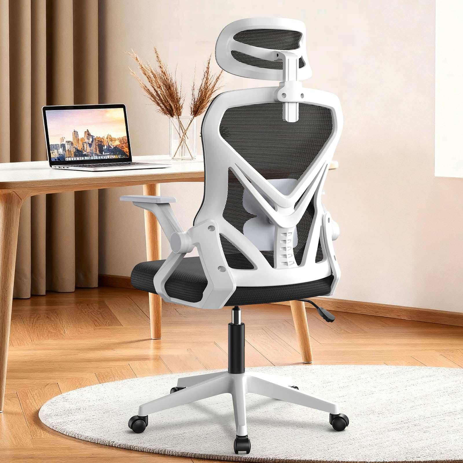 Amazon | RELXSKY オフィスチェア デスクチェア 疲れない 人間工学