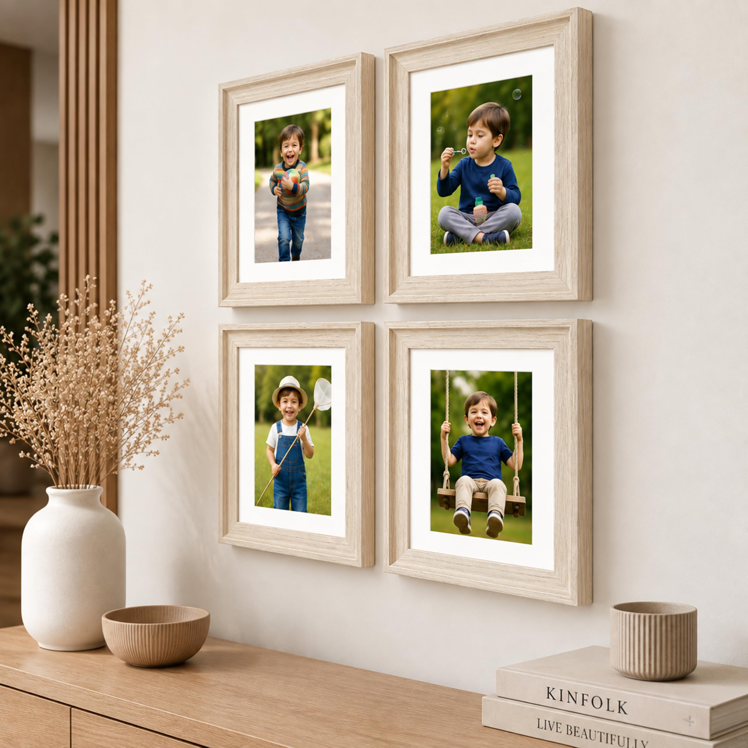 Art Street Photo Frames - Set of 4 Black -28