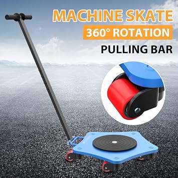 quipment Moving Dolly 1210lbs & Machine Skate 8800lbs Capacity-Heavy Duty