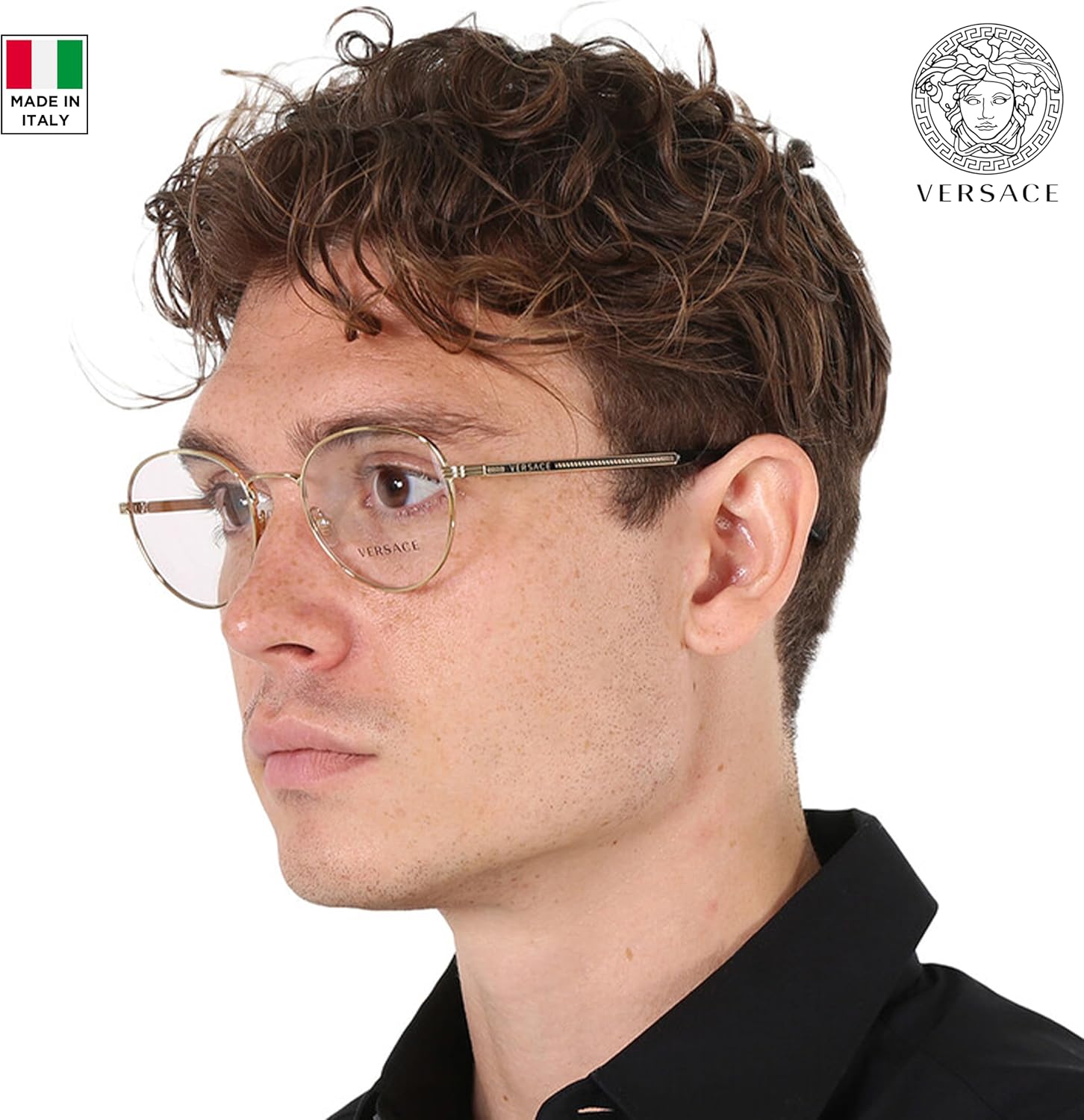 VERSACE VE1279 Greca PHANTOS Shape Eyeglass with Luxury Eyewear kit - Image 8