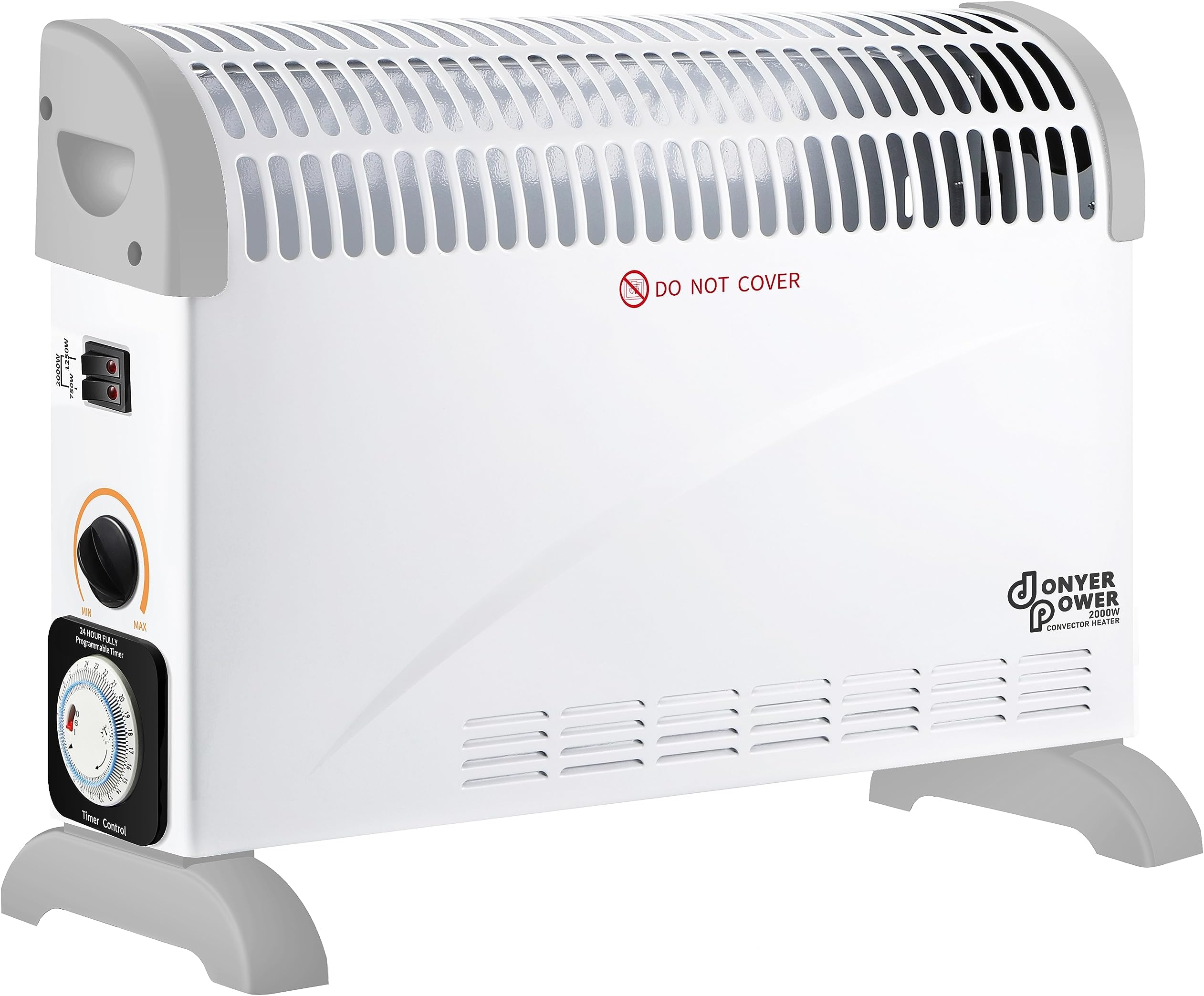 Russell Hobbs 2000W/2KW Electric Convector Heater with 24 Hour Timer in