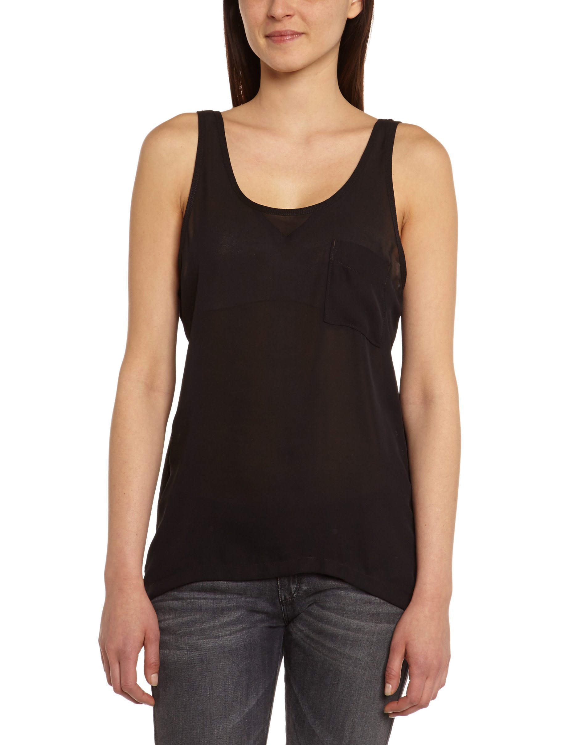 G-Star - Camiseta de Tirantes con Cuello Redondo sin Mangas para Mujer