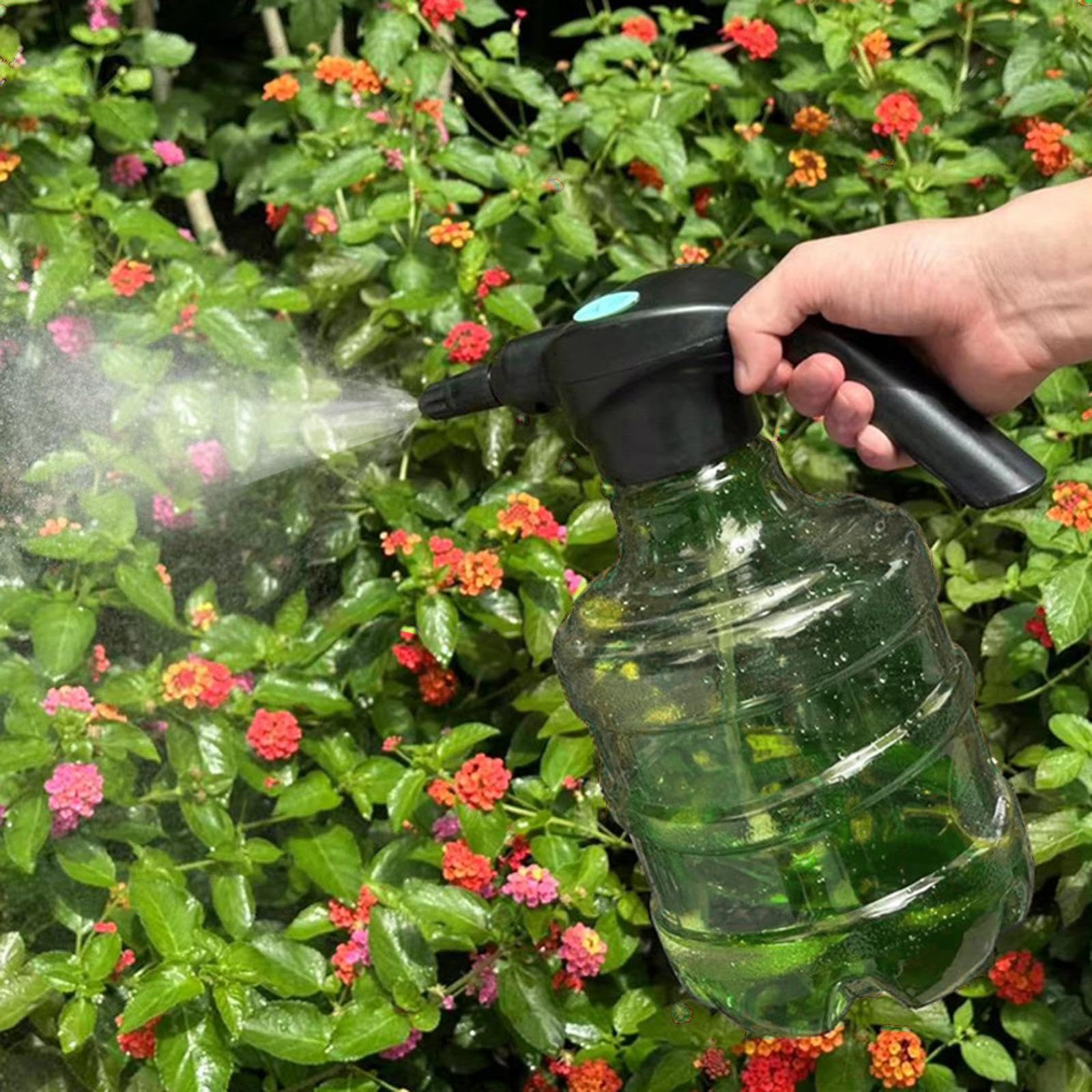 F Fityle Arrosoir électrique pulvérisateur électrique par USB 3000 ML pulvérisateur de Jardin poignée Ergonomique de Plantation de, Vert