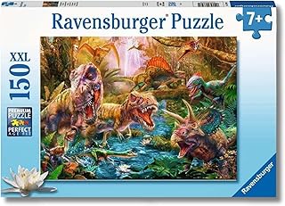 Comprar Ravensburger - Puzzles XXL Feroces Dinosaurios | Puzzle 7 Años O Más | Regalo Niño 7 Años O Más De 150 Piezas | Rompecabezas Niños De 49 X 36 Cm | Ravensburger Puzzle