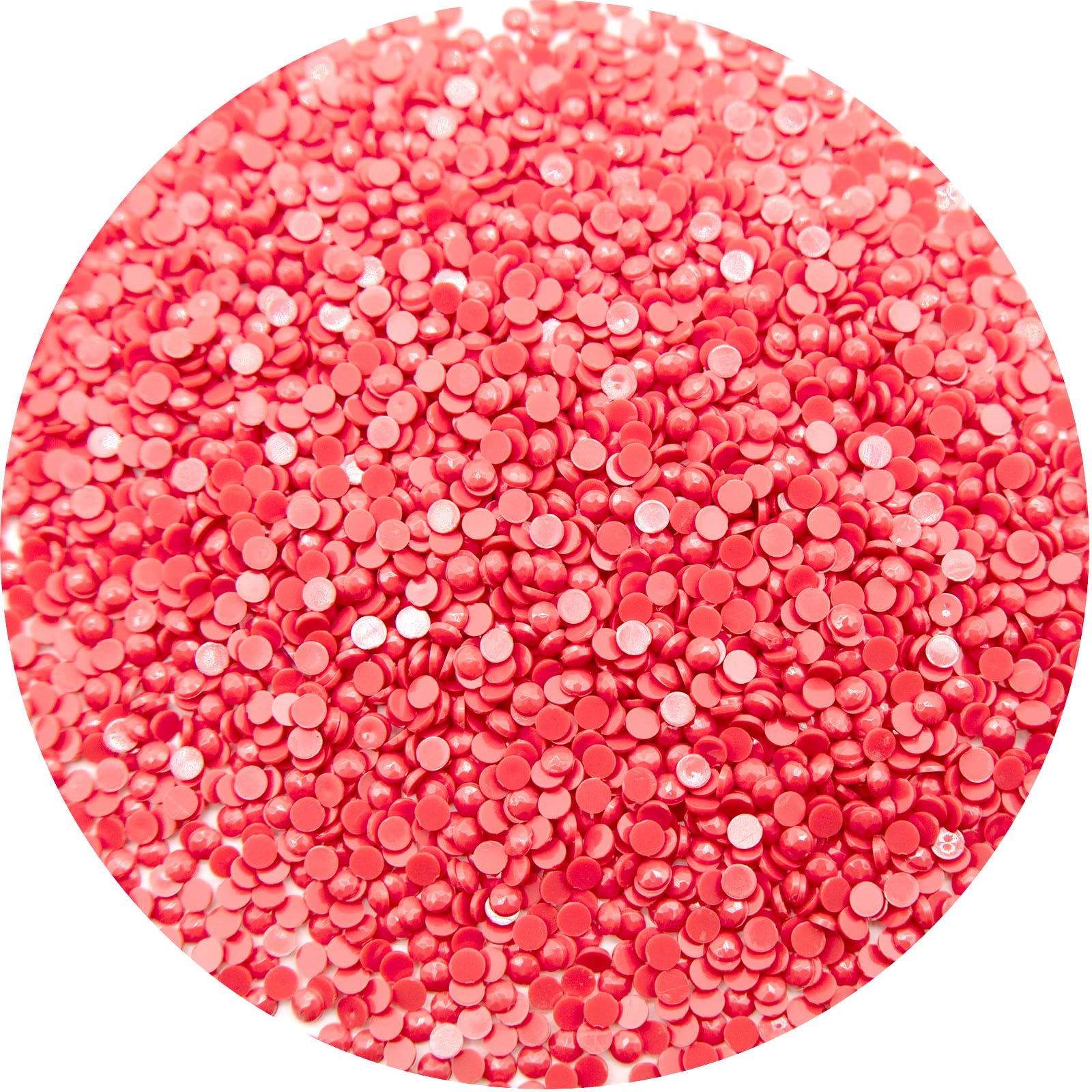 5000 Pieces Single Color Diamond Art Painting Beads,Color Code 891 Flat Bottom Round Rhinestones for Gem Painting Replacement, Round Drills for 5D Diamond Art DIY Craft