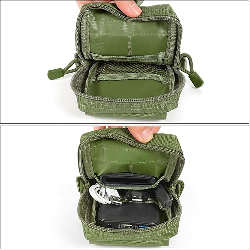 Miniatura 3 de Bolsa táctica Molle para teléfono celular, funda pequeña utilidad EDC bolsa organizador de gadget