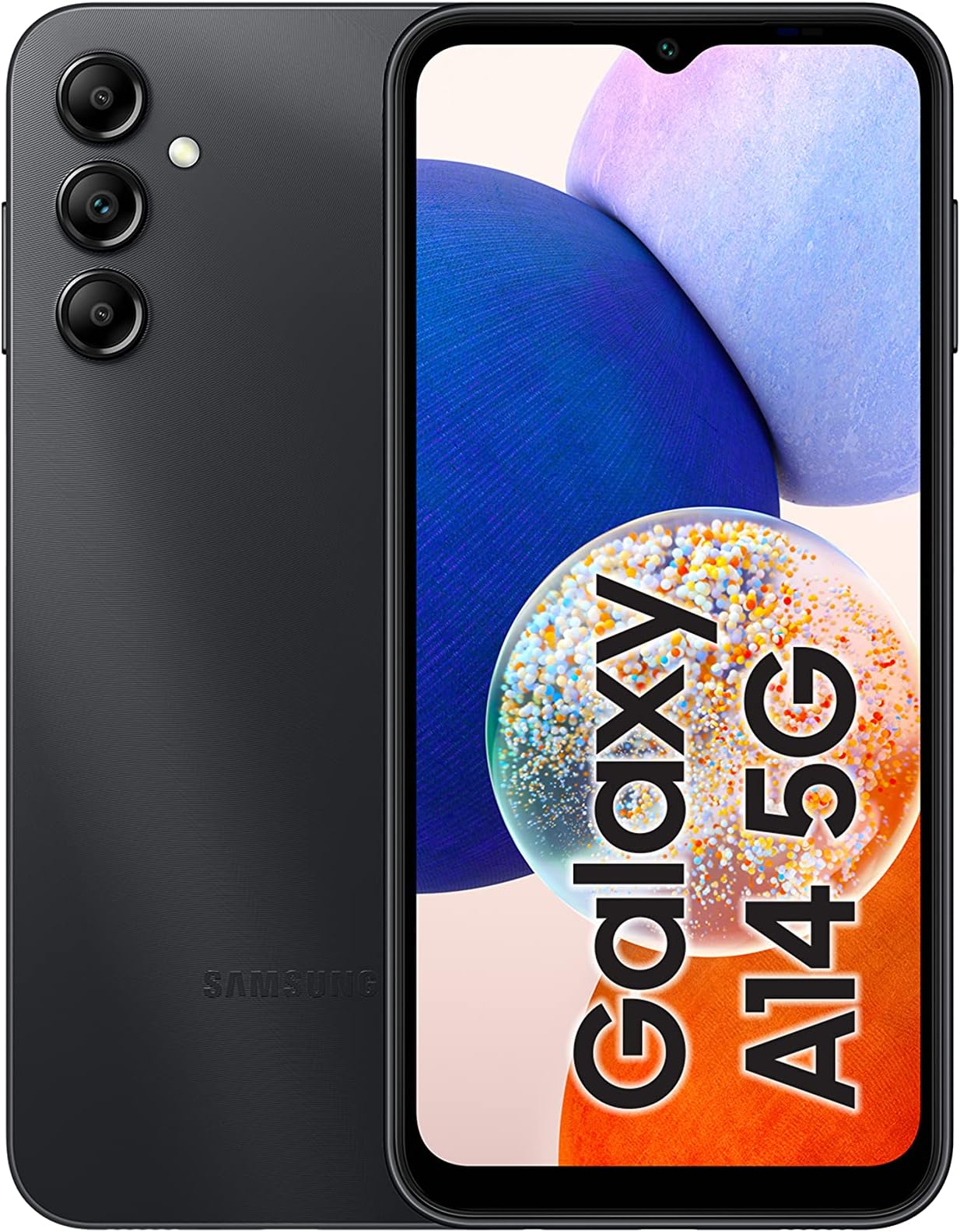 Samsung Galaxy A14 5G, 128GB Storage, 4GB RAM, Black, UAE Version, Dual SIM, Android Smartphone