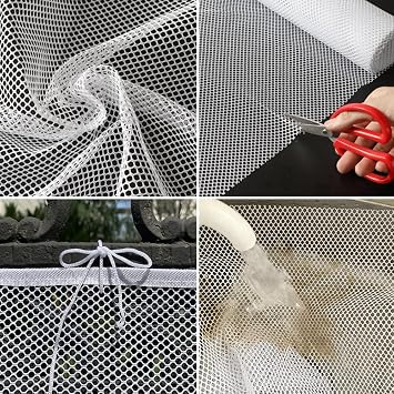 Child Safety Net, Stairs Protective Netting, Mesh Rail Guard, Railing Stairs Netting, Stairs Guard Protective Netting, Suitable for Stairs, Railings, Cribs, Corridors, Balconies (2m x 78cm)