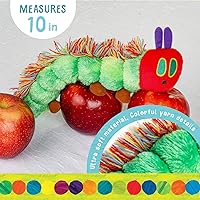 Vista 3 de KIDS PREFERRED Mundo de Eric Carle, Muñeco de Oruga Muy Hambrienta de Bolsa de Frijoles, 25.4 cm