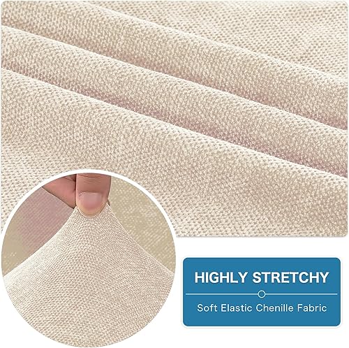 Miniatura 4 de Turquoize Juego de 6 fundas para sillas de comedor, felpilla suave y elastano, fundas para sillas de cocinacomedor, fundas para sillas de comedor,