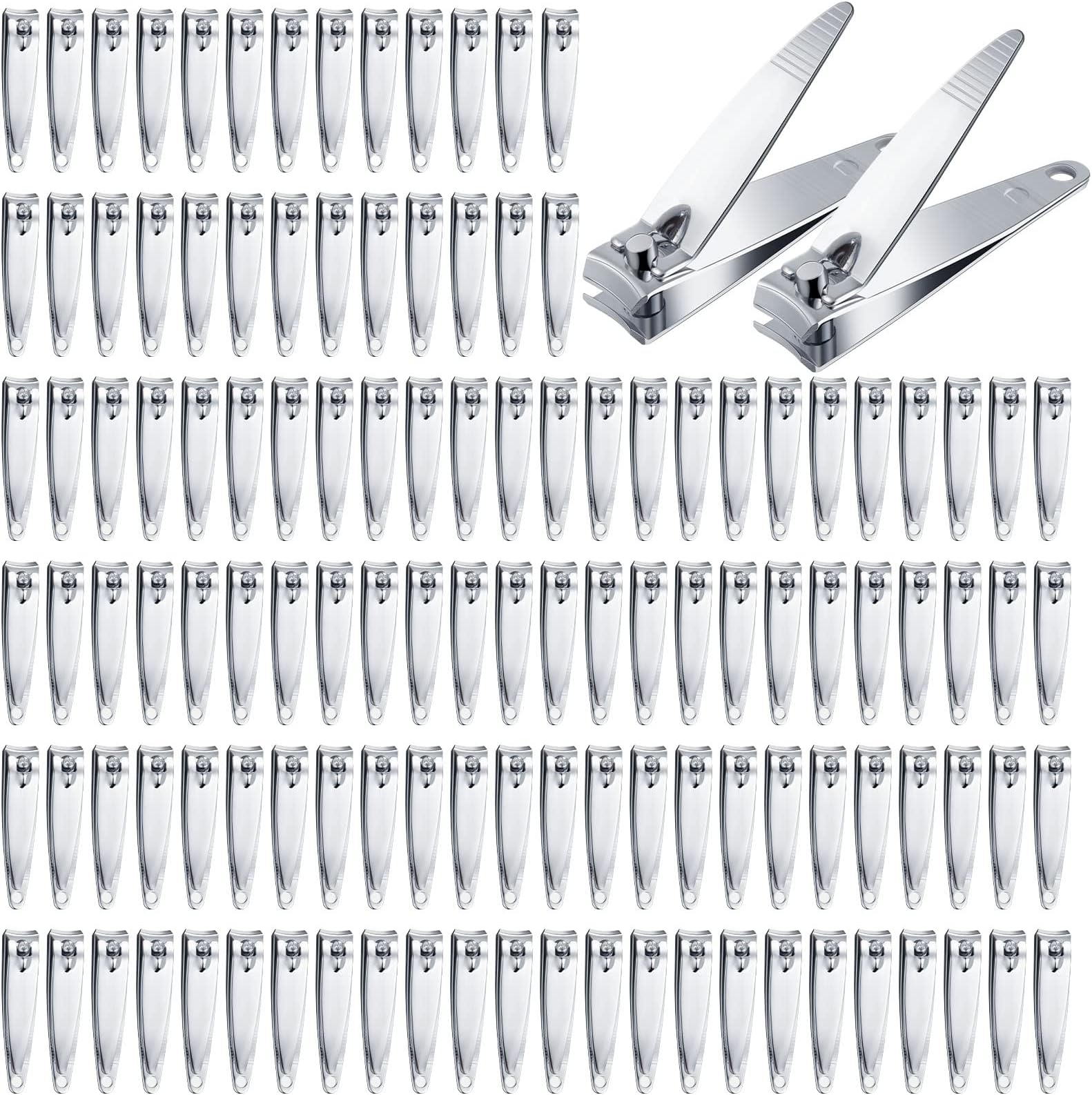 Amazon.com : Hestya 450 Pcs Nail Clippers Bulk Stainless Steel Clippers ...