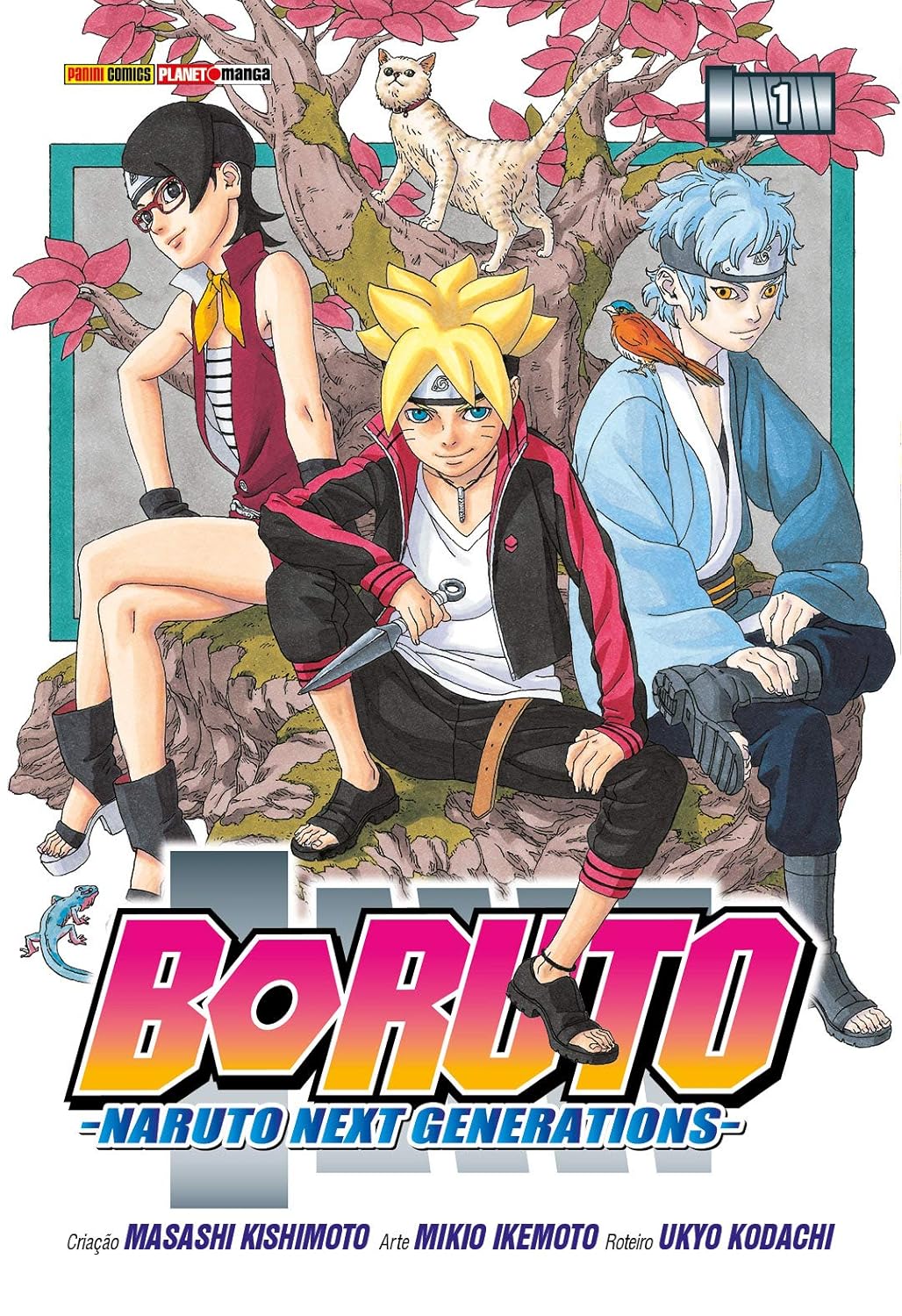 Capa do mangá Boruto Volume 1 - Naruto Next Generations