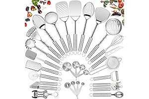 Fungun Nonstick Silver Cooking Utensils Set