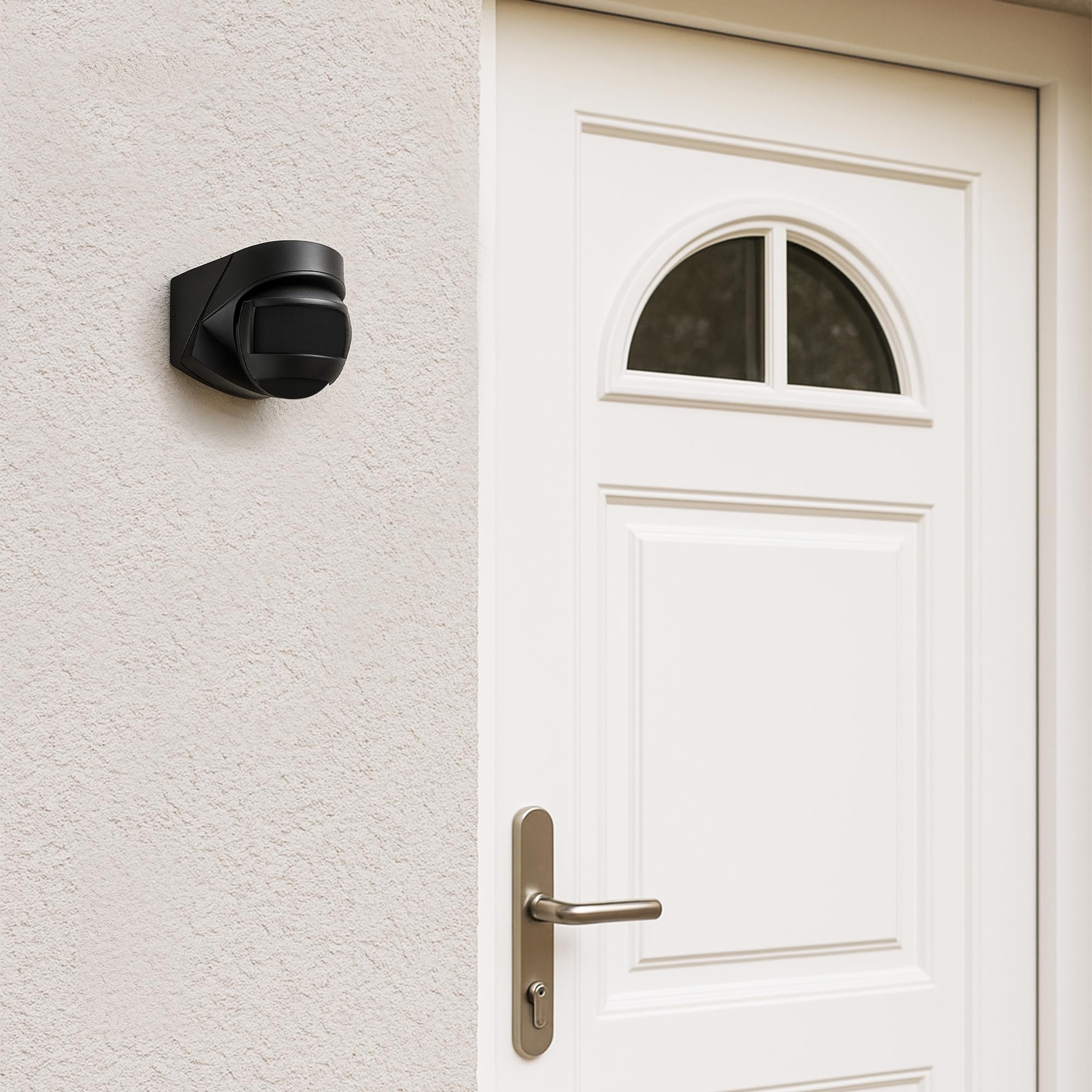 SSC-LUXon KELEA - Detector de movimiento (IP54, sensor de movimiento PIR, incluye mando a distancia, sensor crepuscular de 180 y 360 grados, para interior y exterior)