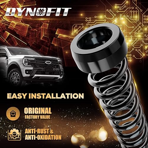Miniatura 2 de Dynofit Kit de elevación delantera de 3 pulgadas para Dodge Ram 1500 2WD 1994 a 2018, Ram 2500 3500 2WD 1994-2011, espaciador de puntales de resorte