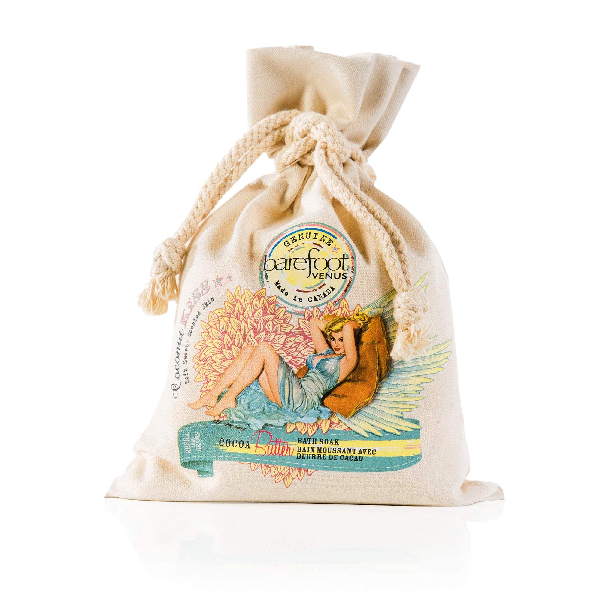 Barefoot VenusBath Soak with Cocoa Butter 200g / 210ml (Coconut Kiss)