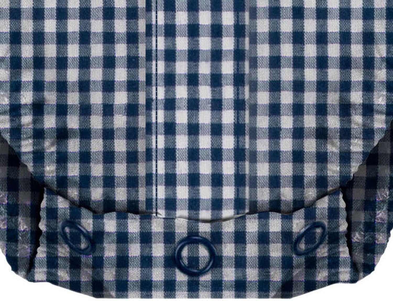 Creative Knitwear College Baby Infant Bodysuit - Gingham Long-Sleeve Button Up, Team Logo, for Boys (0-9 Months)