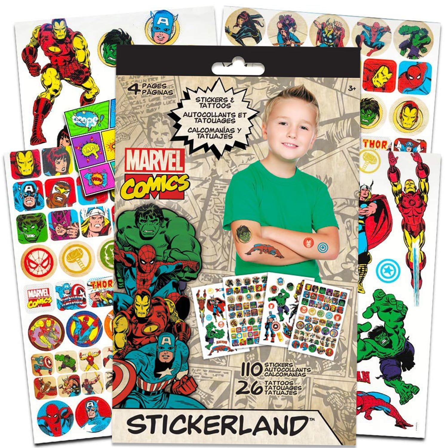Amazon.com: Marvel Comics Avengers Fun Set Avengers Stickers