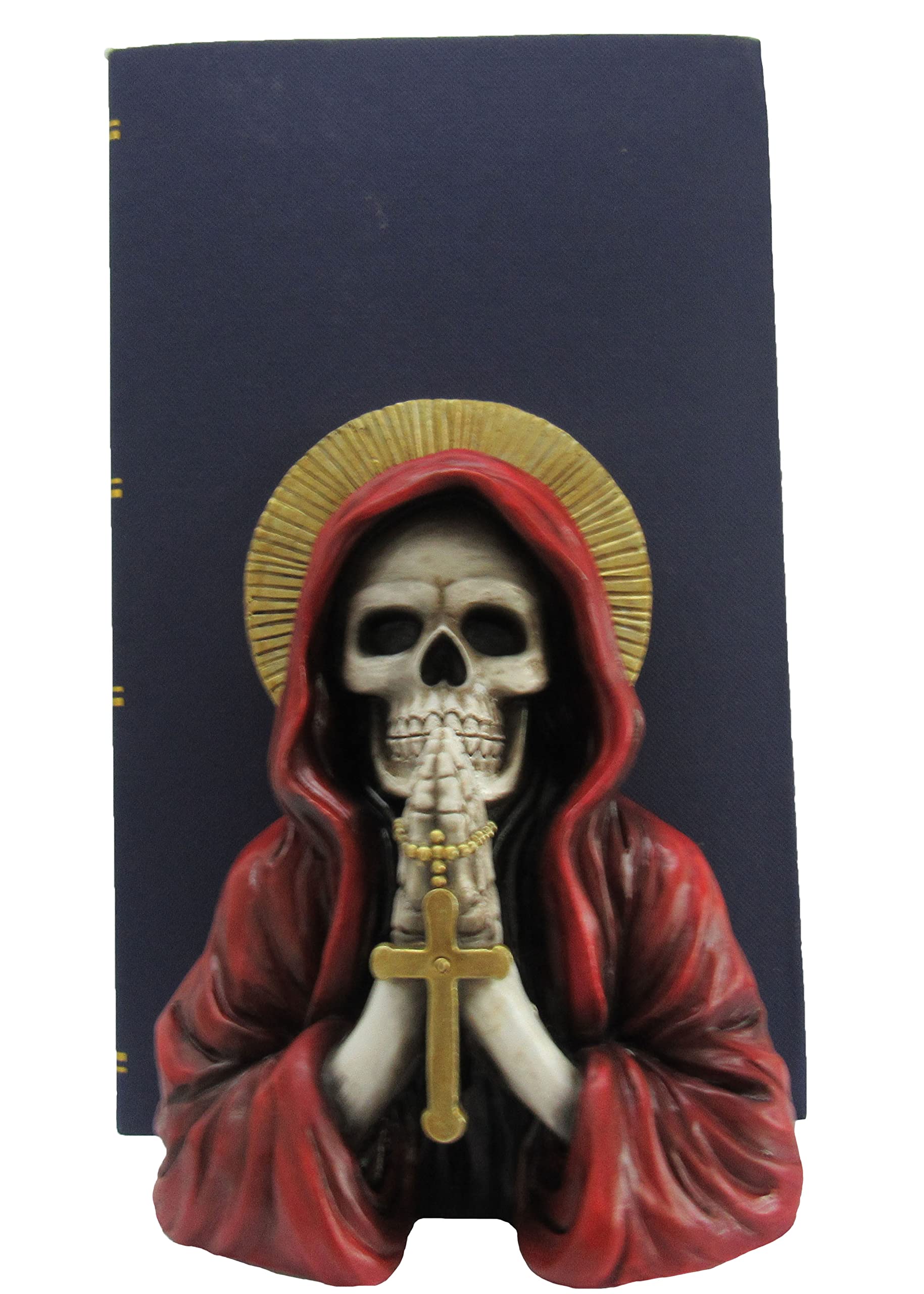 World of Wonders Libros De Los Muertos Bookend Gothic Home Decor I Santa Muerte Home Decor