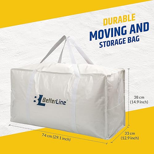 Miniatura 5 de Bolsa de almacenamiento y mudanza resistente, 29 x 13 x 15 pulgadas con asas reforzadas, soporta hasta 65 libras, resistente al desgarro y al agua,