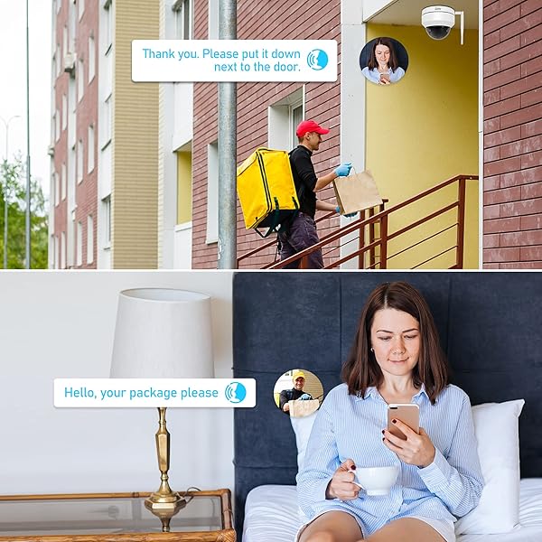 Telecamera IP 5MP WiFi PTZ Telecamera Dome di sicurezza4x zoom otticoIR Night Vesion Smart 265 ONVIF2 4 Telecamera impermeabile IP66 domestica e esterna slot per scheda SD incorporato