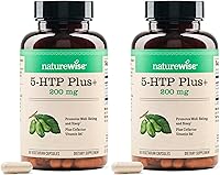 Vista 11 de 5-HTP Plus+ 200 mg NatureWise, acción gradual avanzada, ayuda al control del apetito y la pérdida de peso natural, mejora del estado de ánimo, ayuda