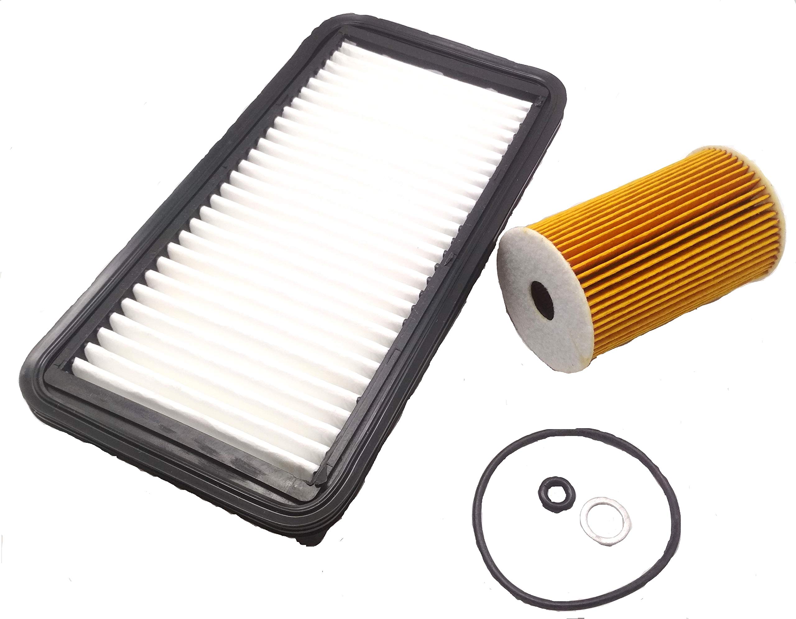 CAR Air + Oil Filter Set COMPATIBLE WITH i20 Elite/Active 1.4 CRDi