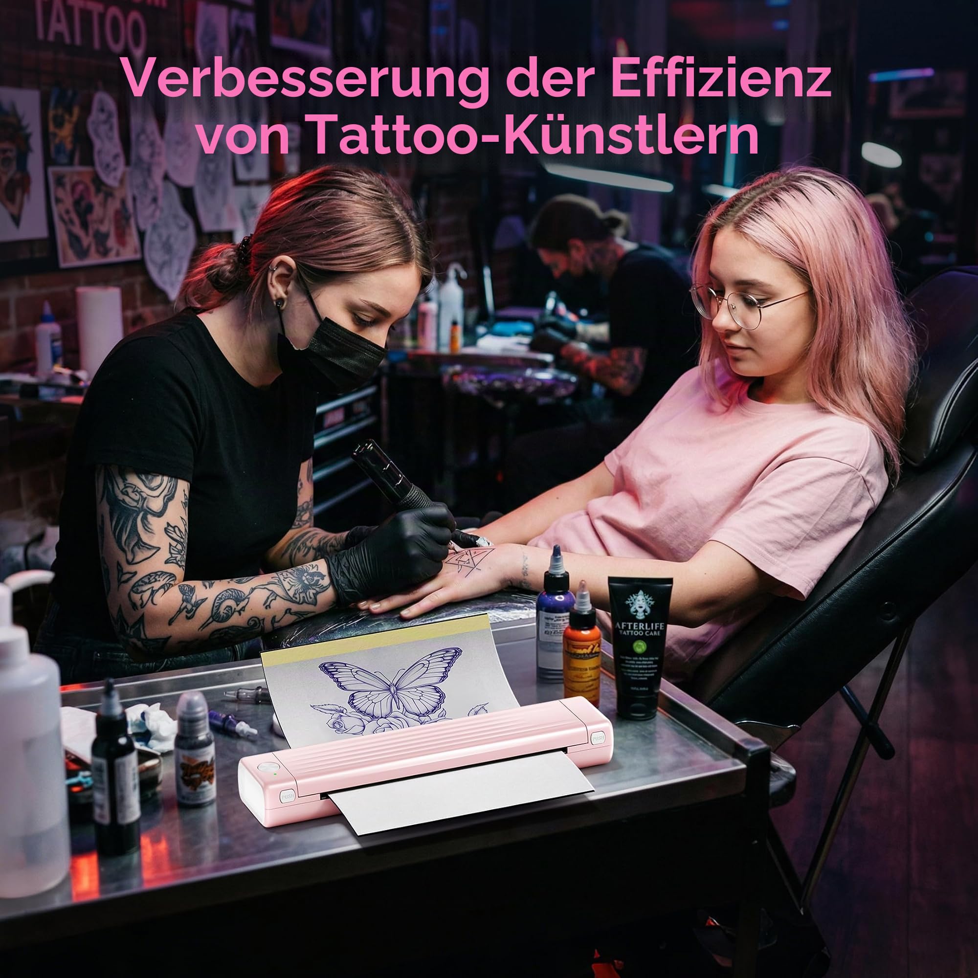 Itari A886 Tattoo Stencil Drucker, Schablone Drucker Thermodrucker Tattoo