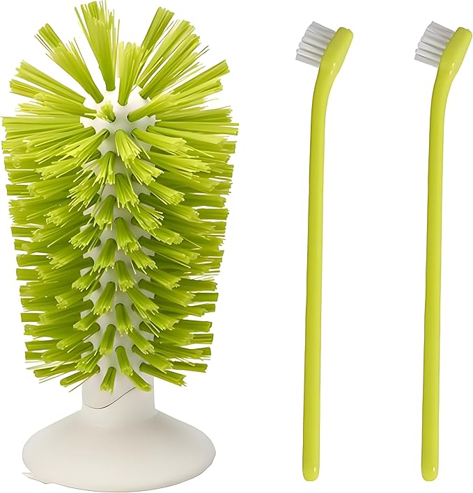 Turtle Brush with Suction Cup-Tortoise Shell Cleaner&Scratch Tool for Turtle Tanks-Aquatic Turtle Tank Accessories(3Pcs)