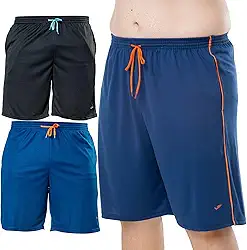 Kit 2 Short Bermuda Plus Size Academia Elite Masculina Dry Fit Fitness com Bolso