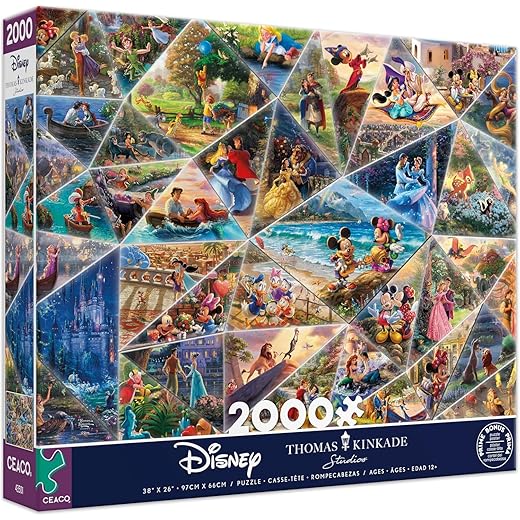 Ceaco - Thomas Kinkade - Disney Collage - 2000 Piece Jigsaw Puzzle
