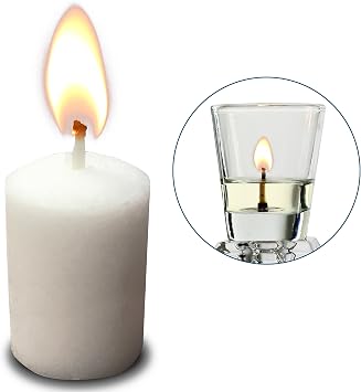 Ner Mitzvah Neironim Glass Shabbos Candle Holders - Premium Quality Clear Votive Cups, Standard Size for Shabbat, Chanukah and Party Decoration