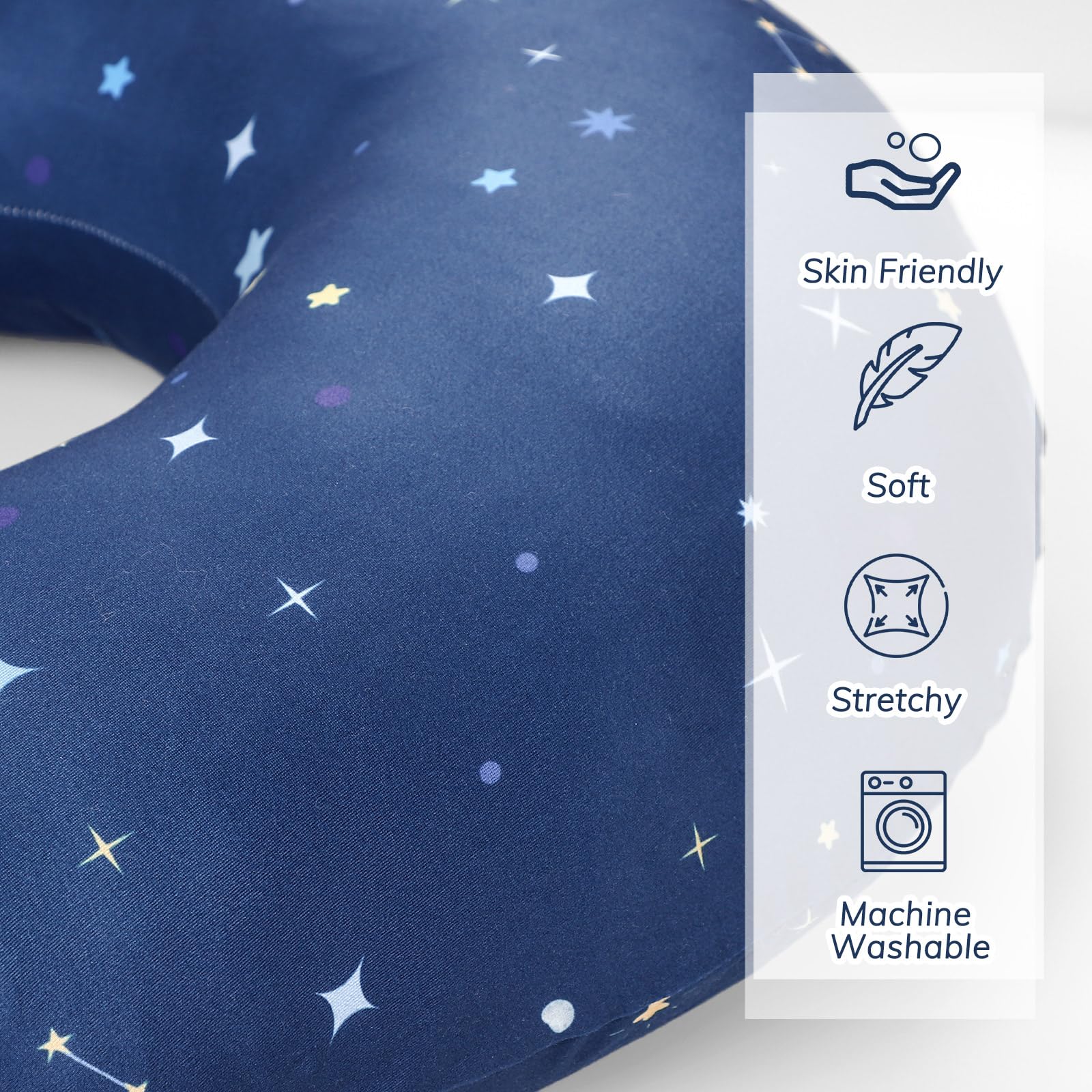Pea Pod Paquete de 2 fundas de almohada de lactancia, espacio exterior