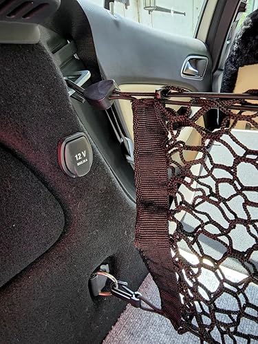 Miniatura 7 de Red de carga organizadora de maletero trasero para Mercedes-Benz Clase GLA 2014-2025  Red de carga estilo sobre para SUV  Organizador de maletero